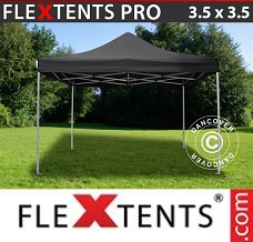 Festtält FleXtents 3,5x3,5m Svart