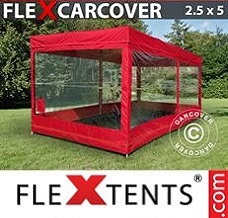 Festtält FleXtents 2,5x5m, Röd