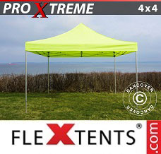Festtält FleXtents 4x4m Neongul/Grön