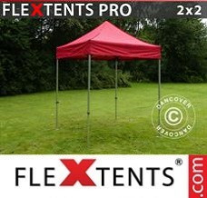 Festtält FleXtents 2x2m Röd
